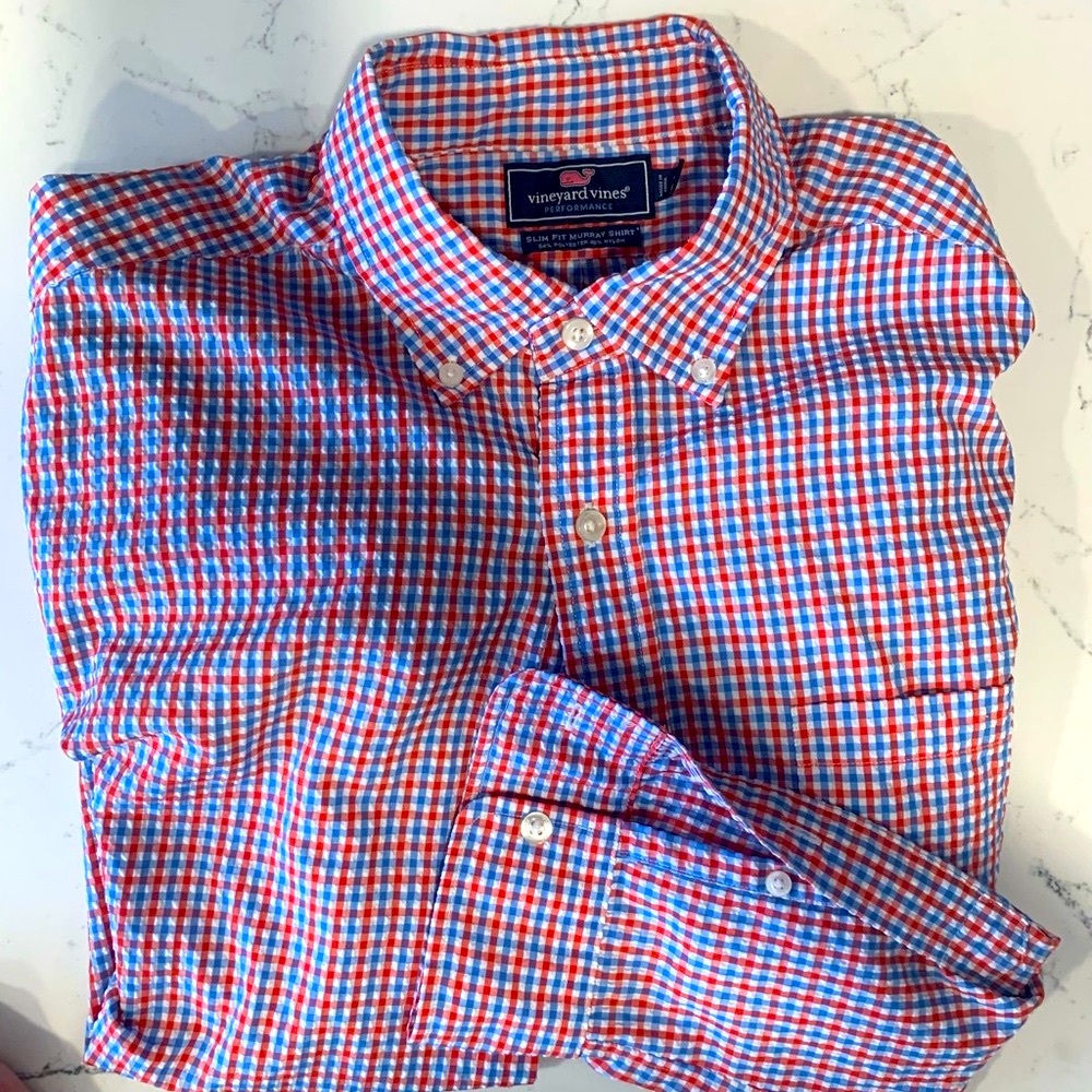 Vineyard Vines Long sleeves casual bottom up shirt